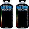 Tnyvm 2Pcs Black Practical Propane Butane LPG Fuel Gas Tank