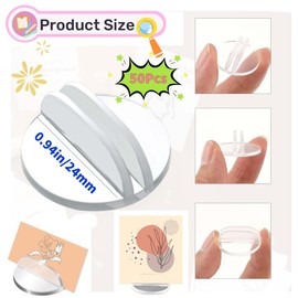 50 Pcs Card Stands Translucent Plastic Card Holders,1 Inch Game Card Stands Paper Miniature Bases Clear Paper Board Clips for Table Numbers Business Price Tags Menus Labels Party