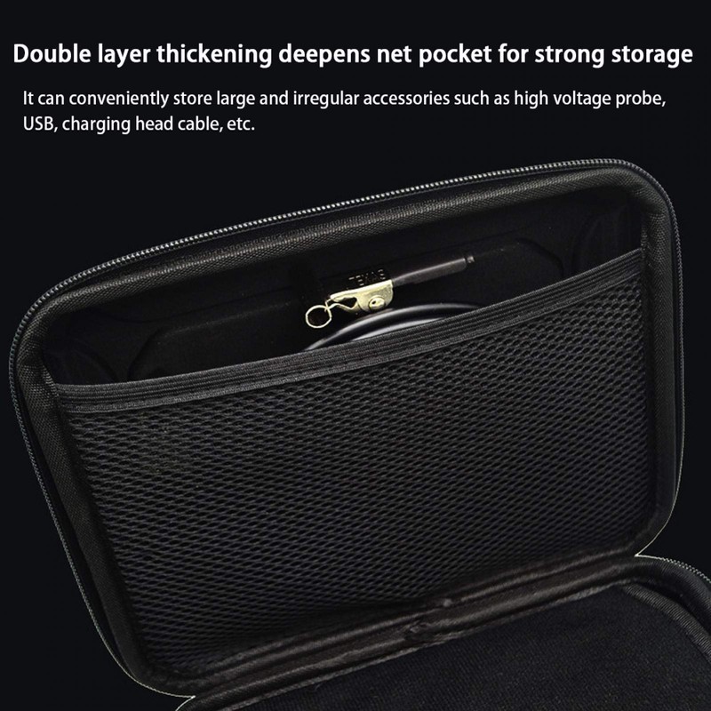 01 Oscilloscope Storage Bag, 8.9X6.9X2.7In Oscilloscope Storage Case, Wear Resistant