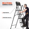 LUISLADDERS 5 Step Ladder with Handrails, Folding Step Stool with
