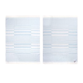 Iori Imabari Towel Pillow Cover Maku-wrap (Blue) Soft, Quick Drying