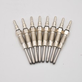 E2TZ12A342A Fast Start Diesel Glow Plug (Pack of 8) for Ford 1987-1994 IDI 6.9 7.3L F250 F350 F59 E250 E350 Replaces ZD-9