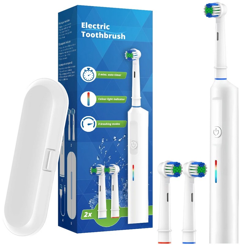Rotating Electric Toothbrush for Daily Oral Care – USB Rechargeable