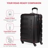 SwissGear SwissGear 7366 Hardside Expandable Luggage with Spinner Wheels, Black,