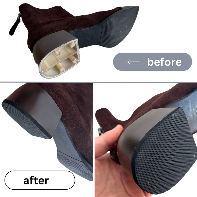 Shoe Heel Repair Rubber Pads Extra Large, 4mm (5/32 Inch)