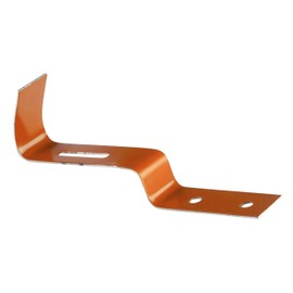 Decket Type U First Clips, Pack of 50 Clips, UV-Resistant & Weatherproof, for Attaching Ridge Tiles to the Roof Substructure, Roof Clamp for Optimal Air Circulation, Brick Red