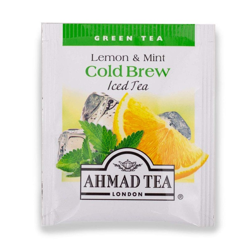 Ahmad Tea Cold Brew Lemon & Mint Green Iced Tea,