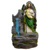 mrcjsales St. Jude Resin Water Fountain, Home Decor with LED