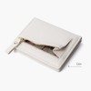 Belsmi Women Small Slim Minimalist Leather Bifold Trifold Wallets, Brown,