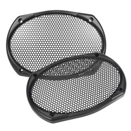 PRV Audio 2x PRV Audio 69GRILL-MESH 6x9" Steel Mesh Speakers Grill Cover Protector Black