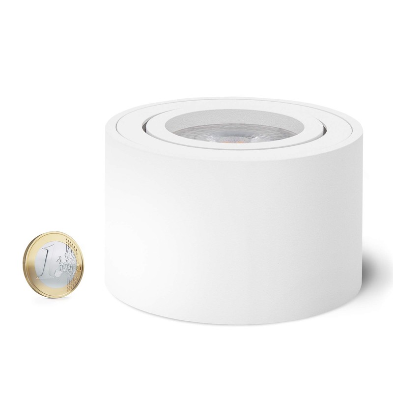 linovum SMOL LED Surface-Mounted Light Matt White - Flat &