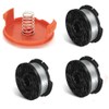 Strimmer Spool Compatible with Black+Decker Strimmer - Replaces A6485, A6481,