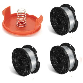 Strimmer Spool Compatible with Black+Decker Strimmer - Replaces A6485, A6481, AF-100, ST5530-GB, GLC3630L20-GB, STC1820PC-GB, BESTA530-GB, BESTA525-GB, with 1