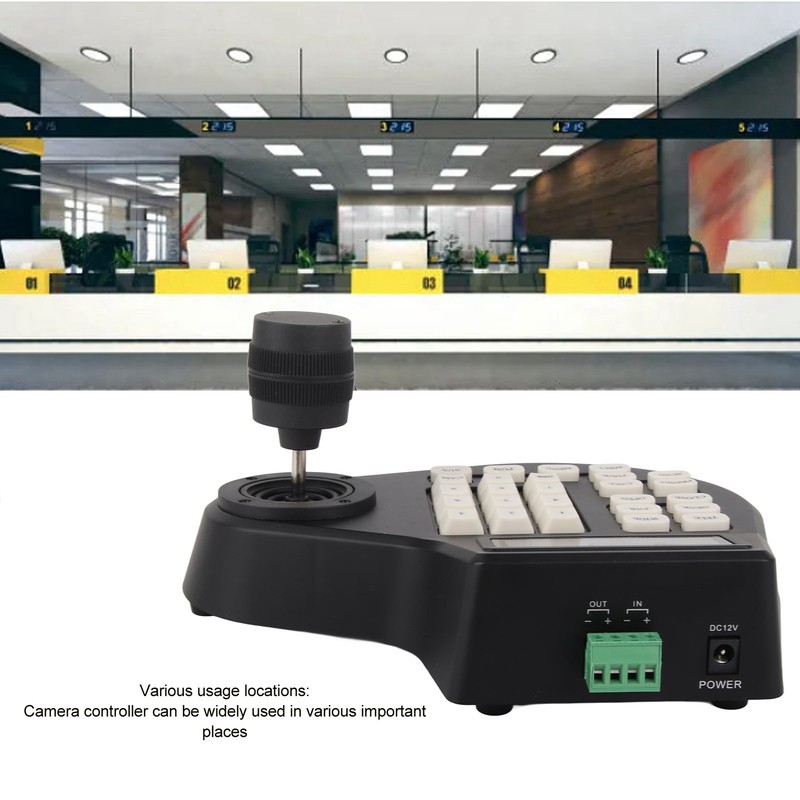 3D PTZ Camera Keyboard RS485 PTZ Joystick Controller LCD Display