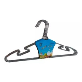 CB Set 30 Ganchos Metal Acero Inoxidable Para Ropa