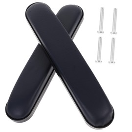 ORFOFE 2pcs Wheelchair Armrest Cushion Pads Short Elbow Support with Anti-Slip Bottom Comfortable PVC Sponge Replacement for Patient