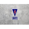Pro-Graphx Master Safety Disconnect Switch Decal- Racing Kill Switch Sticker