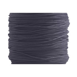 KONMAY 0.8mm Braided Nylon Bracelet Making String Cord, Trim Thread for Chinese Knotting, Kumihimo, Beading, Macramé, Jewelry Making, Sewing, Black