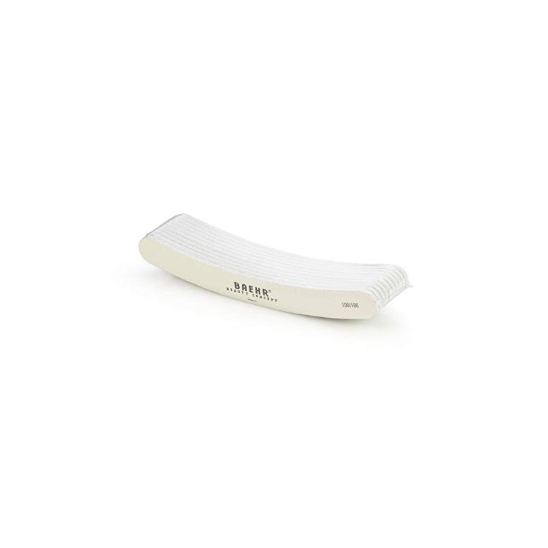 BAEHR Banana Professional File 100/180 Grit Pack of 10 White