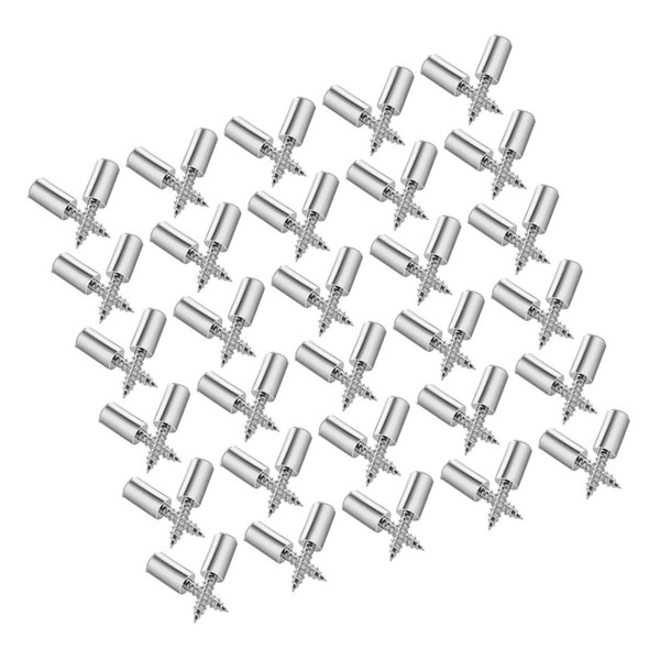 BESPORTBLE 1set Cabinet Shelf Holders Pegs Self-Tapping Screws Durable Support