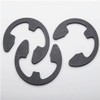 Durable Spring Steel E-Clips with Black Oxide Finish (10, 1/16")