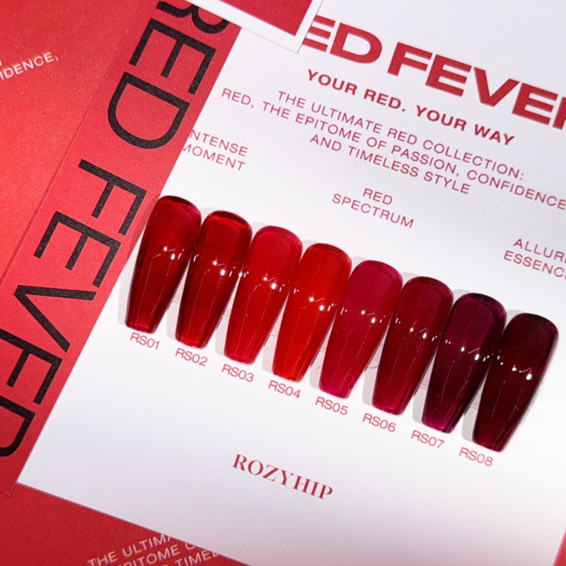 Rosie Hip Rosyhip Red Fever Red Syrup Gel 8-piece set