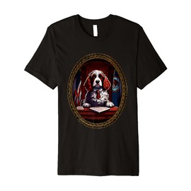 Patriotic Courtroom Canine Judge Premium T-Shirt