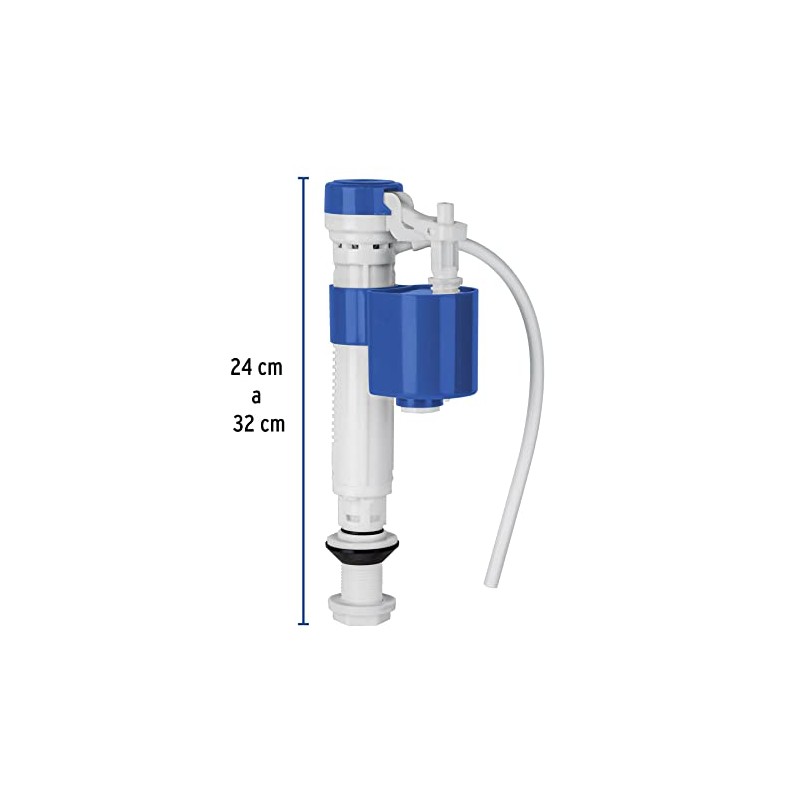 Foset VW-205, Válvula de llenado, ajustable, de plástico para tanque