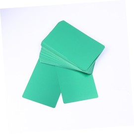 COHEALI 0.2mm Aluminum Business Cards 50pcs Diy Engraver Engraving Blank Credit Card Rounded Corners Safe to Carry