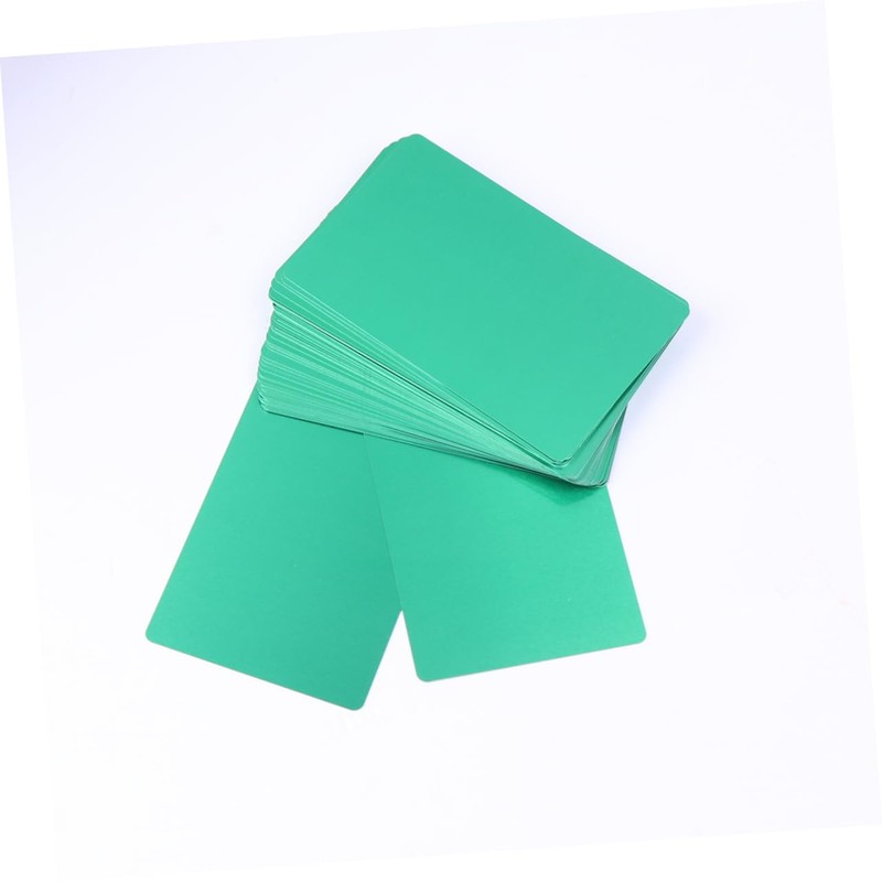 COHEALI 0.2mm Aluminum Business Cards 50pcs Diy Engraver Engraving Blank