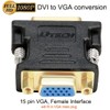 DTECH DVI VGA Converter Adapter DVI-D (24+1) Male to VGA