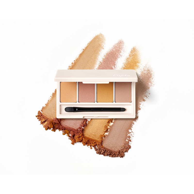 Fujiko Addition Palette, 01 Carved Deep Warm, Volume: 0.2 oz