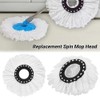 4X Magic Home Floor Cleaning Replacement Spin Mop Head Microfibre