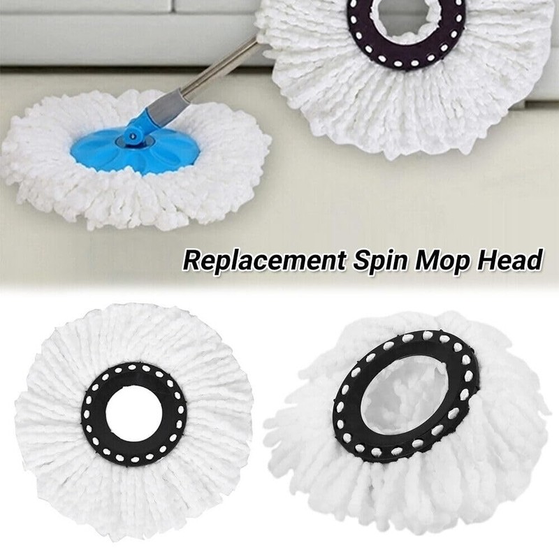 4X Magic Home Floor Cleaning Replacement Spin Mop Head Microfibre