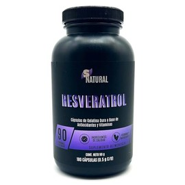 Resveratrol 180 cápsulas SNatural Semilla de uva                                                                                                      