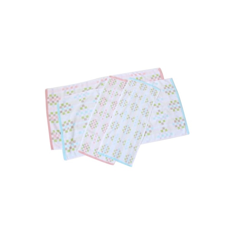 [Caroline] Non-twist Jacquard Face Towel, Blue