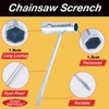 Chainsaw Wrench and Screwdriver Combination Chain Saw Spanner Scrench Replacement
