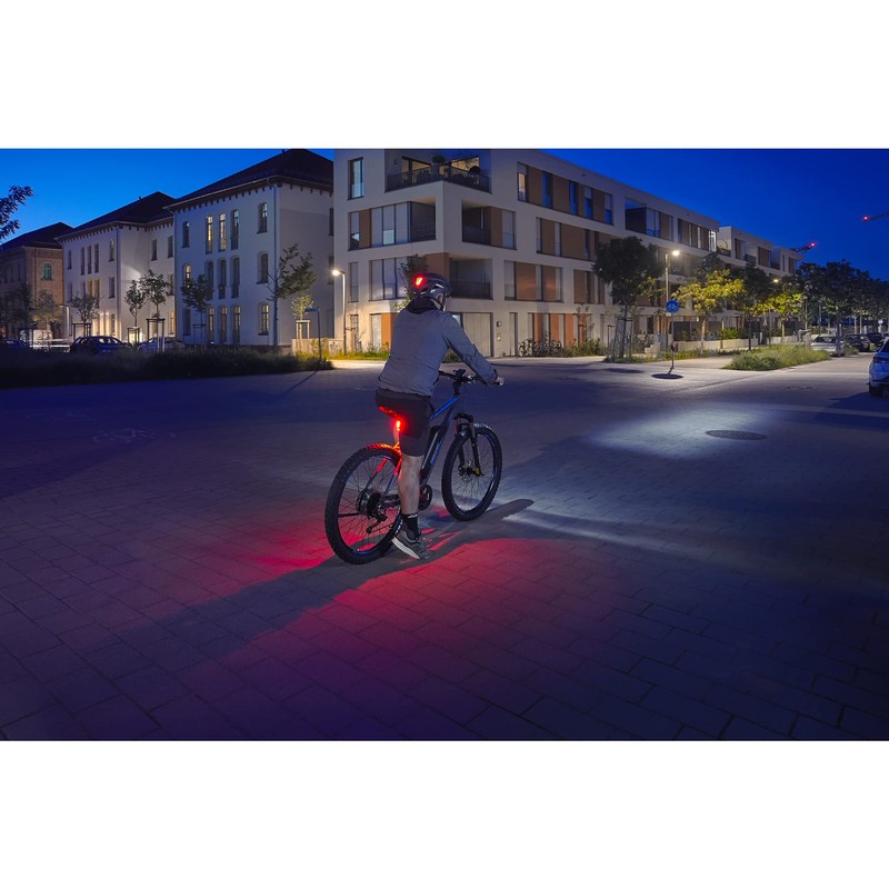 Fischer Twin Rear Light For Bicycle with Innovative 360° Ground