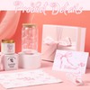 Meanplan 6 Pcs Bridesmaid Proposal Gifts Pink Bow Will You