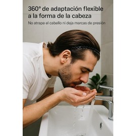 PUBAMALL 5pcs Diadema ondulada de primavera, aro para el cabello, diadema geométrica Wash Face para hombres y mujeres