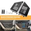 MAIKER Metal Rear Door Storage Box, Door Side Insert Organizer