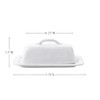 Juliska Puro Whitewash Butter Dish