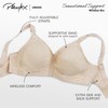 Playtex Women's 18 Hour Original Soft Cup Bra, White, 50D