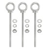 PATIKIL M6 x 120 mm Lifting Shoulder Eye Bolt, 3