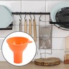 6 Pcs Silicone Funnels for Kitchen, Multi-Color Flexible Filling Small