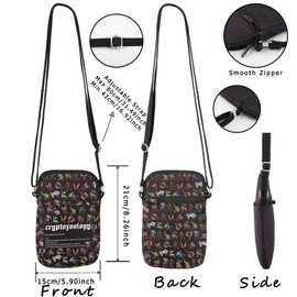 WCGXKO Mysterious Animals Crossbody Bag Monster Gift For Women (Animal Cr)