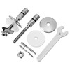 Toilet Seat Fixing, Centre Pin Hinge Set C0102G, Stainless Steel,