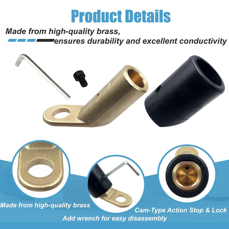 2PK CT-40FA Welding Terminal Connector, Welding Lug Connector Adapter, Terminal