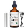 Kate Blanc Cosmetics Castor Oil Organic (4oz), 100% Pure, Cold