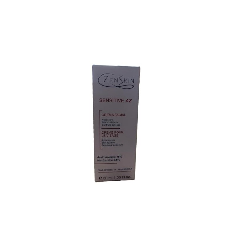 Crema Facial Sensitive AZ 30 ml, para piel sensible.